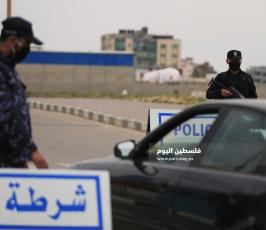 شرطة غزة  حواجز شرطة (4).JPG