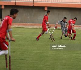 كرة قدم لاشخاص ذوي الاعاقة مبتوري الأطراف في قطاع غزة ‫(39256582)‬ ‫‬.JPG