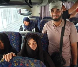 حجاج غزة يغادرون القطاع (14).jpeg