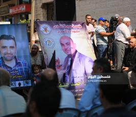 حفل تابين الشهيد الاسير بسام السايح بغزة ‫(34669061)‬ ‫‬.JPG