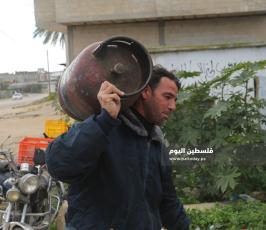  أزمة الغاز في قطاع غزة رغم الحديث عن إدخاله (7).JPG
