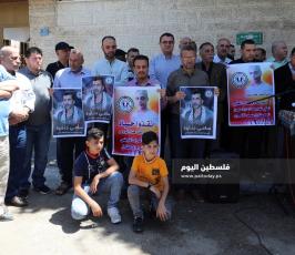 وقفة للجنة الأسرى للقوى دعماً واسناداً للاسير  (2).jpg