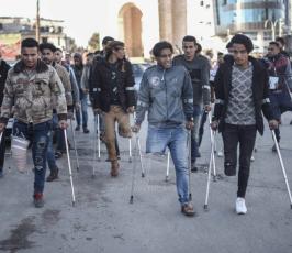 وقفة لمصابى مسيرات العودة ‫(1)‬ ‫‬.jpeg