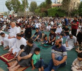  صلاة عيد الفطر السعيد في قطاع غزة ‫(1)‬.JPG