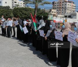 وقفة جماهيرية رفضاً لسياسة التمييز واستمرار العقوبات (6).JPG