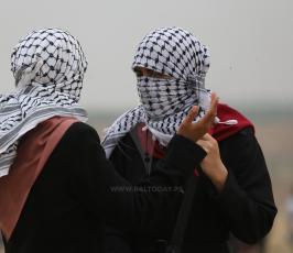 اخت المرجلة خلال المشاركةمسيرة العودة ‫(41878017)‬ ‫‬.JPG