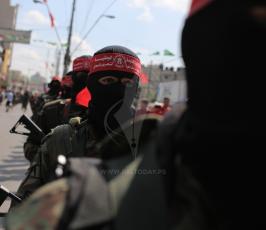 الجبهة الديمقراطية تنظم عرضاً عسكرياً في ذكرى انطلاقتها (10).JPG