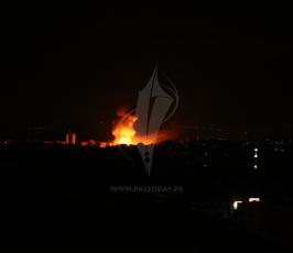 قصف موقع الجدار (1).JPG