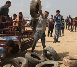  جمعة الشباب الثائر السلمية على حدود غزة ‫(43516428)‬ ‫‬.JPG