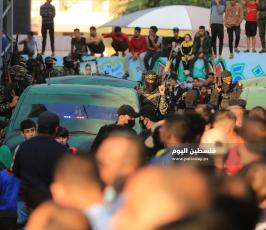 سرايا القدس عرض عسكرى فى الذكرى السنوية الاولى لاستشهاد القائد بهاء ابو العطا (25).JPG