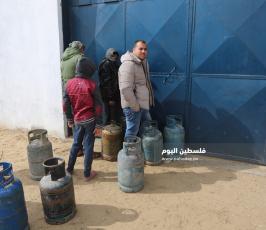  أزمة الغاز في قطاع غزة رغم الحديث عن إدخاله (9).JPG