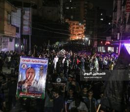  مسيرة حاشدة للجهاد الإسلامي دعماً للأسرى المضربين ‫(38535685)‬ ‫‬.JPG