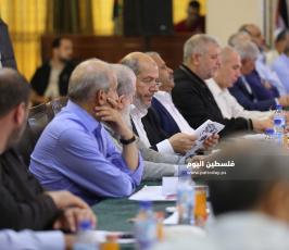 الفصائل الفلسطينية تعقد لقاء وطنياً بعنوان موحدون في مواجهة قرار الضم والصفقة (8).JPG
