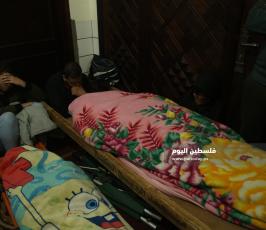 تشيع جثامين شهداء حريق النصيرات وسط حالة من الحزن (21).JPG