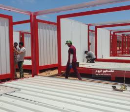 انشاء مستشفى ميداني في دير البلح (13).jpeg