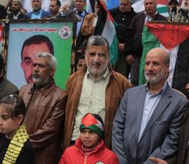 إحياء يوم الأسير الفلسطيني في مدينة غزة ‫(42402325)‬ ‫‬.JPG