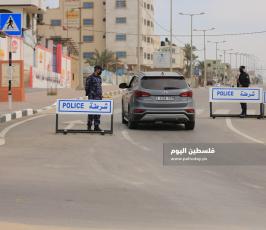 شرطة غزة  حواجز شرطة (13).JPG