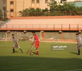 كرة قدم لاشخاص ذوي الاعاقة مبتوري الأطراف في قطاع غزة ‫(39256577)‬ ‫‬.JPG