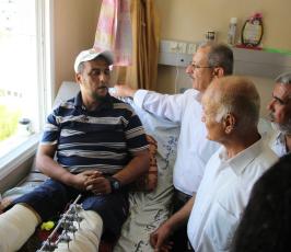 زيارات لجرحى مسيرات العودة (4).jpeg