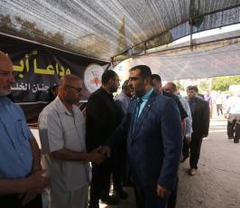 فصائل  بعزاء الدكتور قطاع غزة (15).JPG