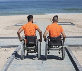 شاطئ خاص في غزة لذوي الاحتياجات الخاصة  ‫(39059970)‬ ‫‬.JPG