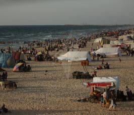 شاطئ بحر مدينة غزة (7).JPG