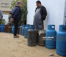  أزمة الغاز في قطاع غزة رغم الحديث عن إدخاله (3).JPG