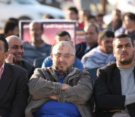 وقفة تضامنية مع الاسرى في مخيمات العودة شرق غزة (8).JPG
