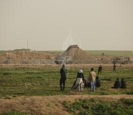 مسيرة العودة في منطقة ملكة شرق مدينة غزة ‫(43844097)‬ ‫‬.JPG