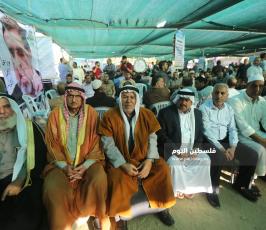 عشائر وأعيان قطاع غزة تؤم بيت عزاء الراحل القائد د. رمضان شلّح (3).JPG