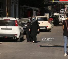 مدينة غزة بعد تخفيف الإجراءات الحكومية (6).JPG