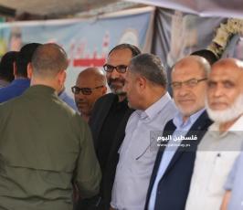 فصائل  بعزاء الدكتور قطاع غزة (23).JPG