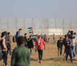  مسيرات العودة مخيم ملكة شرق مدينة غزة ‫(42926593)‬ ‫‬.JPG