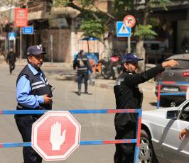الحواجز الأمنية على مفترقات الطرق ومكان عملية الاشتباك المسلح ‫(39256577)‬ ‫‬.JPG