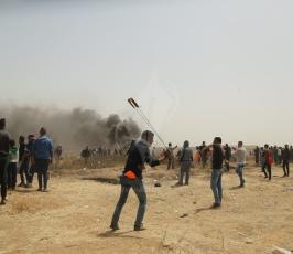 حرق العلم شرقي مدينة غزة ‫(42140185)‬ ‫‬.JPG