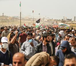 حرق العلم شرقي مدينة غزة ‫(42140213)‬ ‫‬.JPG