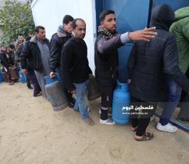  أزمة الغاز في قطاع غزة رغم الحديث عن إدخاله (5).JPG