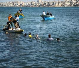  تنظيف حوض ميناء غزة برا وبحرا   ‫(42074635)‬ ‫‬.JPG