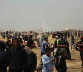 حرق العلم شرقي مدينة غزة ‫(42140180)‬ ‫‬.JPG