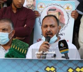 وقفة تضامنا مع الاسير ماهر الاخرس في دير البلح2.jpg