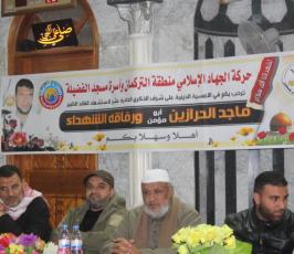 القائد ماجد الحرازين بمسجد الفضيلة في مدينة غزة ‫(42926596)‬ ‫‬.jpeg