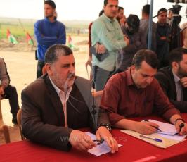 جلسة للتشريعي بغزة حول مسيرة العودة على أراضي شرق غزة ‫(42402316)‬ ‫‬.JPG