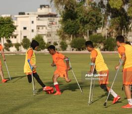 دوري كرة القدم بين أشبال وزهرات مبتوري الأقدام في غزة برعاية الصليب الأحمر  (4).JPG