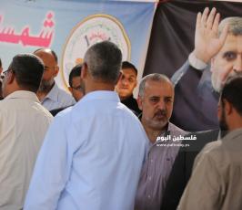 فصائل  بعزاء الدكتور قطاع غزة (20).JPG
