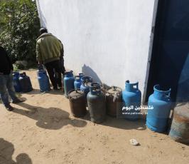  أزمة الغاز في قطاع غزة رغم الحديث عن إدخاله (2).JPG
