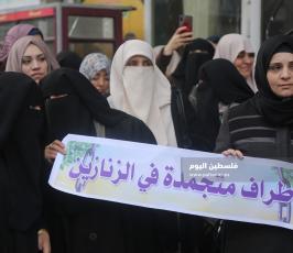 وقفة للعمل النسائي لحركة الجهاد بغزة تضامناً مع الأسيرات في سجون الاحتلال (5).JPG
