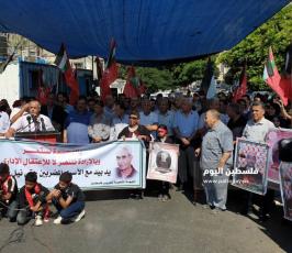 وقفة تضامنية مع الأسرى المضربين عن الطعام في سجون الاحتلال ‫(1)‬.jpeg