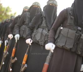 مقاتلات من الجهاد الاسلامي أثتاء دورة عسكرية  (25).JPG