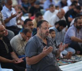 الجهاد الإسلامي تؤدي صلاة العيد في العراء ‫(43385353)‬ ‫‬.JPG