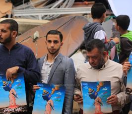 الكتل الصحفية والفصائل تتضامن مع قناة الأقصى  (15).JPG
